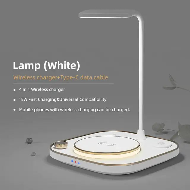 3 In 1 Wireless Charger with Lamp